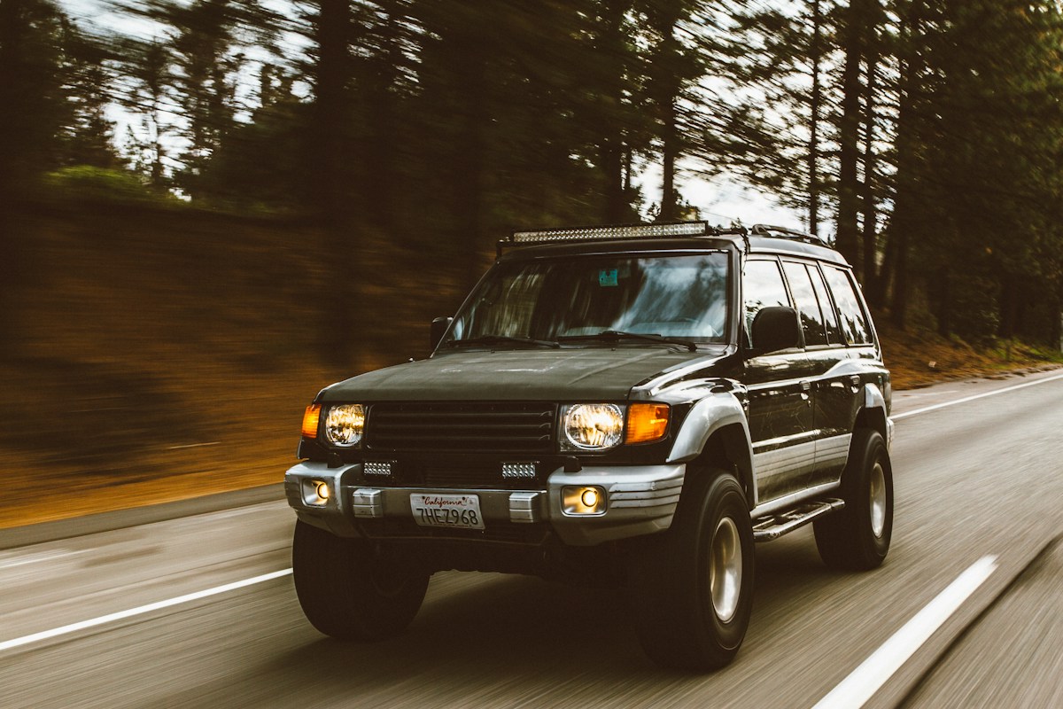 Car on an open road